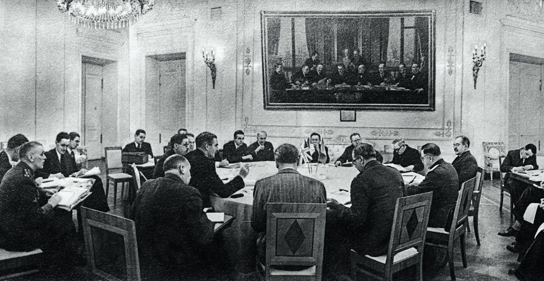 Фото: Московская конференция. Совещание министров иностранных дел СССР, США и Великобритании. Октябрь­1943. РГАСПИ 