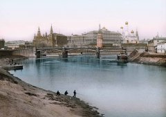 Вид на Кремль от набережной  Москвы-реки. 1900-е