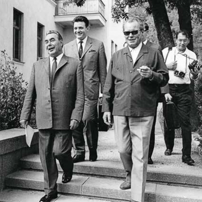 Л. И. Брежнев  и В. Брандт в Крыму Сентябрь 1971 г. РГАНИ